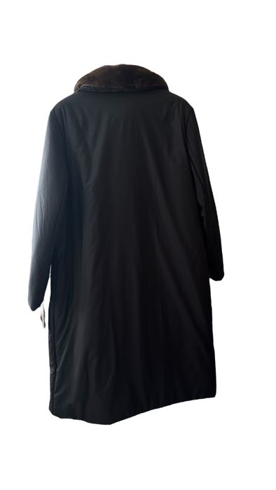 Зимнее пальто с норковым воротником