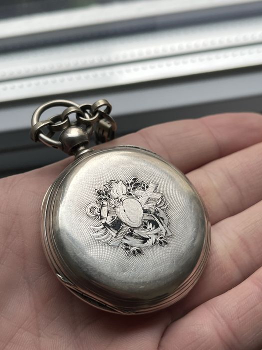 Colectie monede argint si ceas argint sec 19