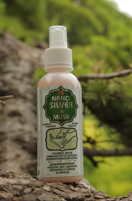 Nano silver musk oyoq hidlanishi va terlashga qarshi spray