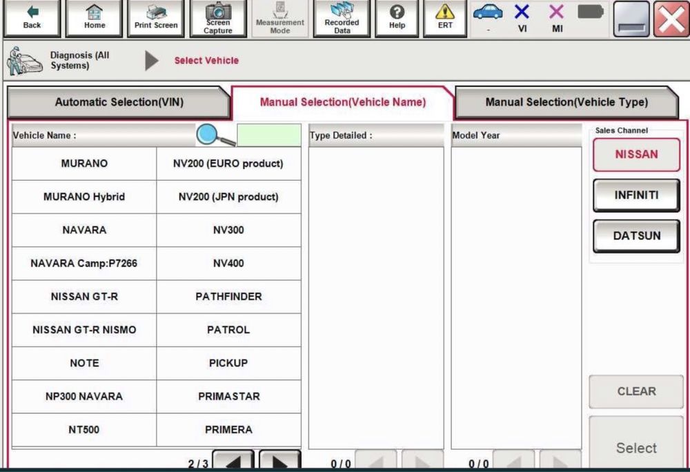 Tester/Diagnoza Nissan Consult 3+ V82.5 cu Laptop Lenovo L490