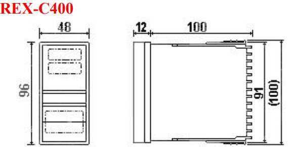 Termostat electronic Rex C400 MAN