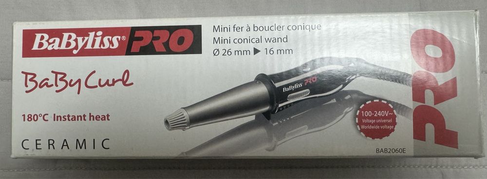 Конусная плойка Babyliss BabyCurl мини