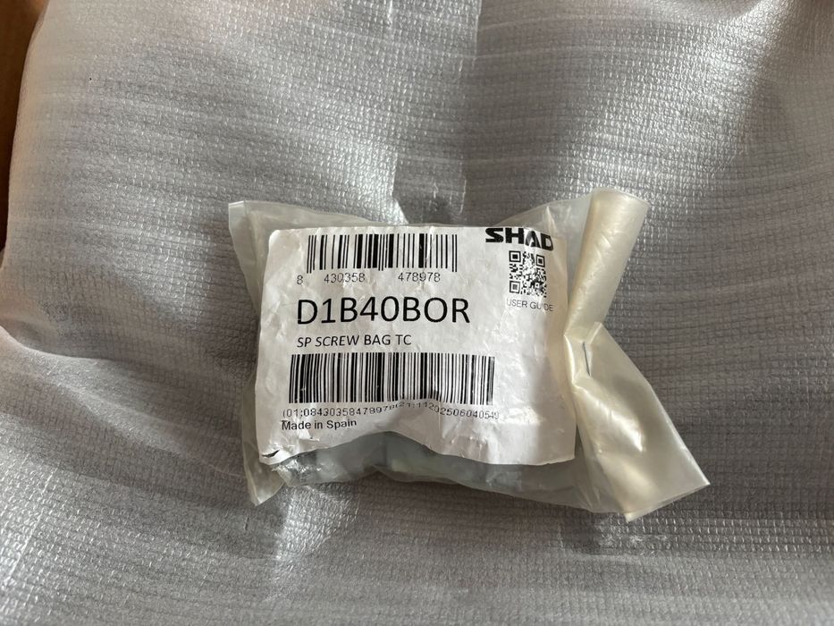 Baza suport top case SHAD TERRA D1B591PAR nouă + șuruburile (D1B40BOR)