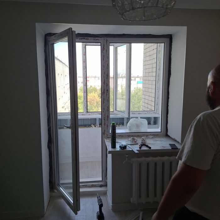 Металл и пластиковые окна