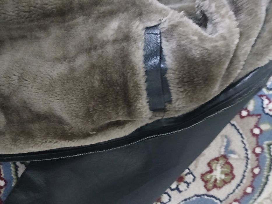 Куртка коженная с мехом