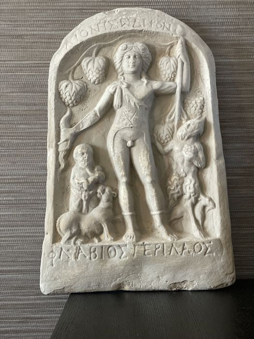 Барелеф Оброчна плоча реплика Бог Дионис Гръцка Митология