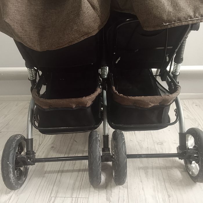 Коляска для двойни б/у