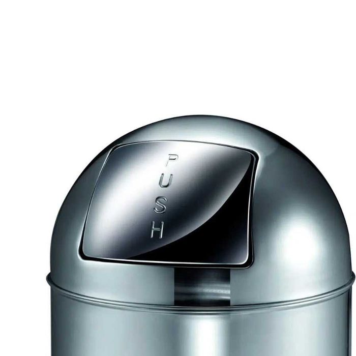 EKO Coș de gunoi cu împingere,GRI, 40 L