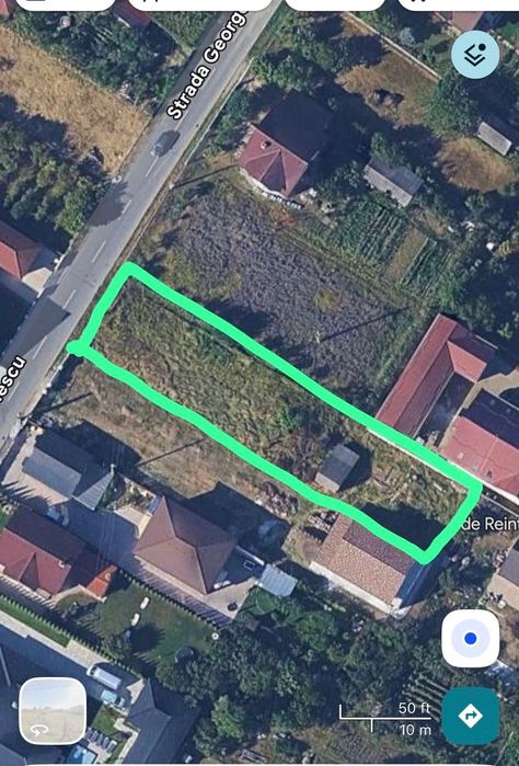 Teren intravilan de vânzare – Bistrița | Str. George Enescu | 1.000 mp (10 ari)