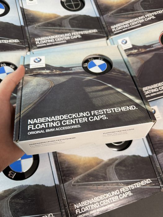 Capace rotative giroscopice BMW 56mm 68mm Alb Albastru Negru Aniversar