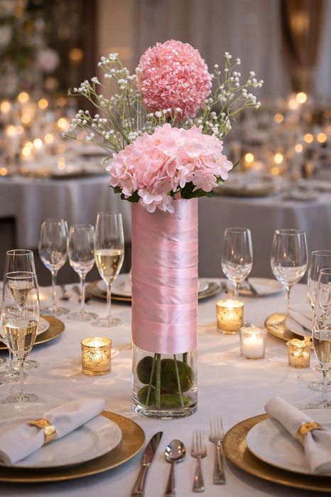 Аренда настольных ваз для декора | Свадьба, банкет