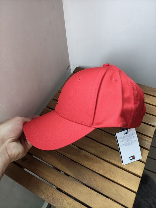 Tommy Hilfiger classic BB cap șapcă unisex roșie cu logo mic noua originala