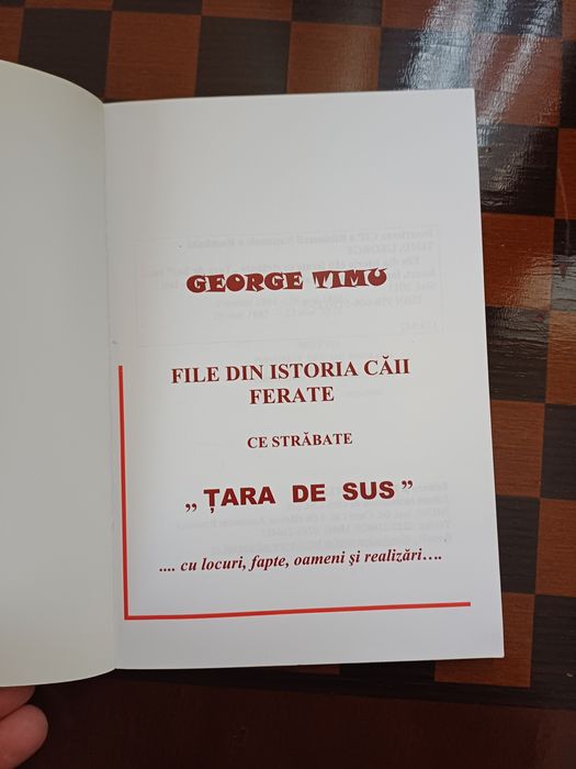 File din Istoria Caii Ferate ce străbate Țara de  Sus  cu locuri, fapt