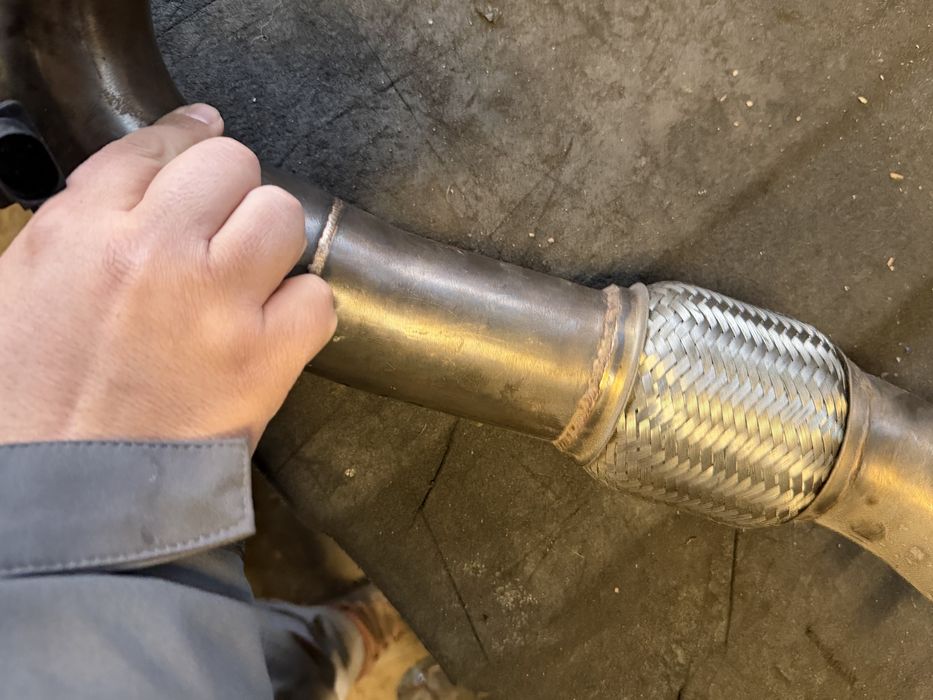 Даунпайп Down pipe dump pipe 3.0 V6 313 Engine A6 / A7 C7 битди Bitdi