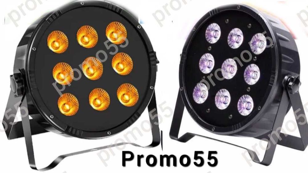 ПРОМОЦИЯ! LED Диско Парти Прожектор, Диско Лазер, Проектор, 9 Led, RGB