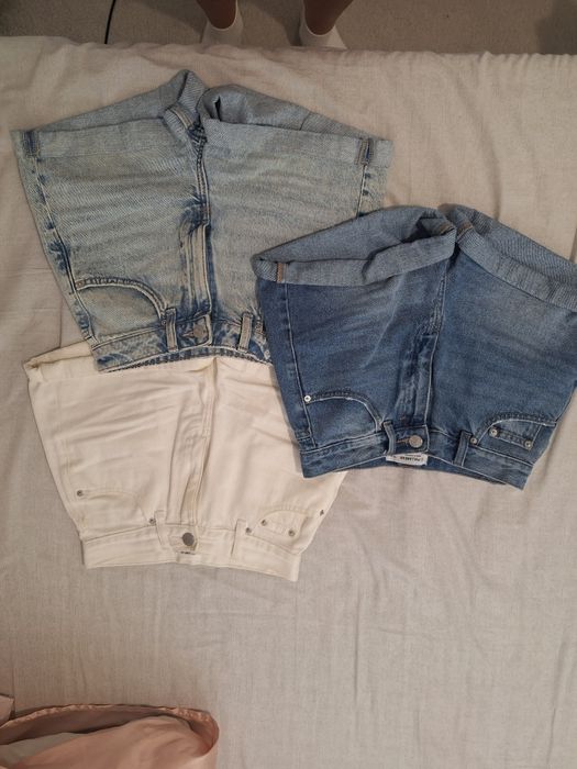 Къси панталони pull and bear, H&M, 32 и 34 размер