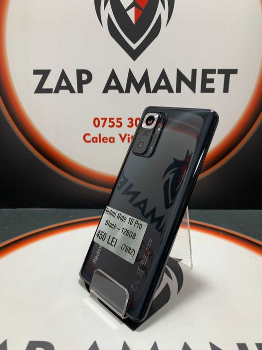 Zap Amaent Vitan - Redmi Note 10 Pro - Black - 128Gb