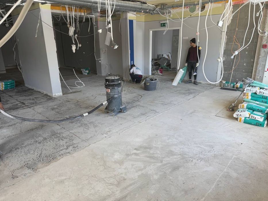 Наливной пол, цементный, гипсовый