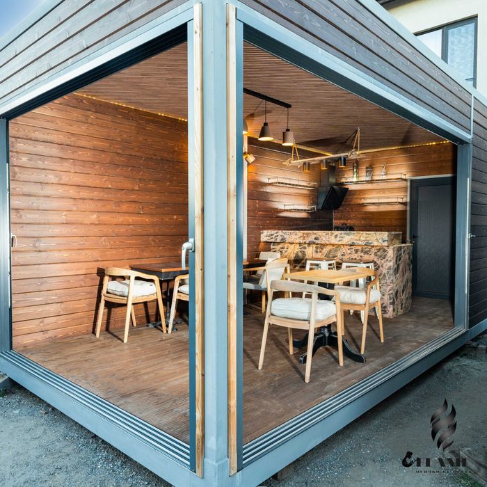 Заведение метална конструкция /Преместваемо заведение