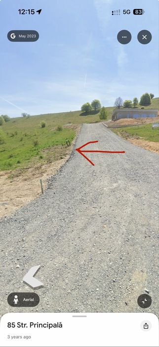 Teren intravilan la intrare în Sălicea, 1507mp, zona aerisita, panorama