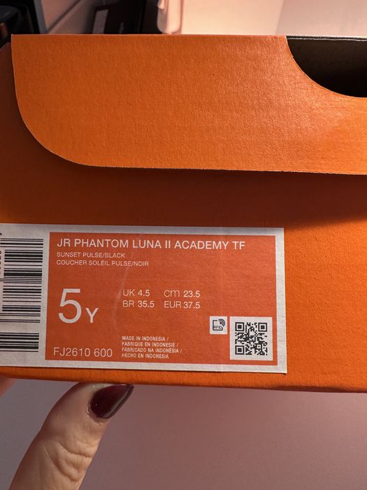 Ghete fotbal - Jr Phantom Luna Il Academy TF 37.5