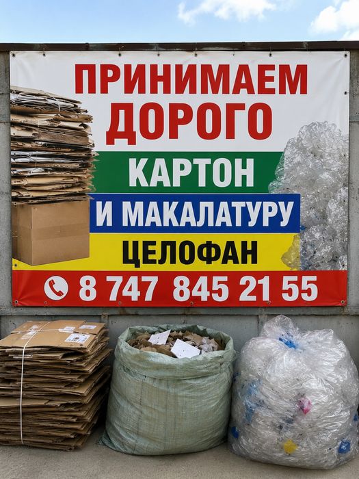Принимаем картон макалатуру