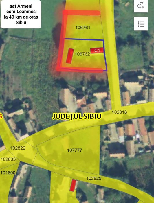 Casă cu teren intravilan (1000mp) în Armeni