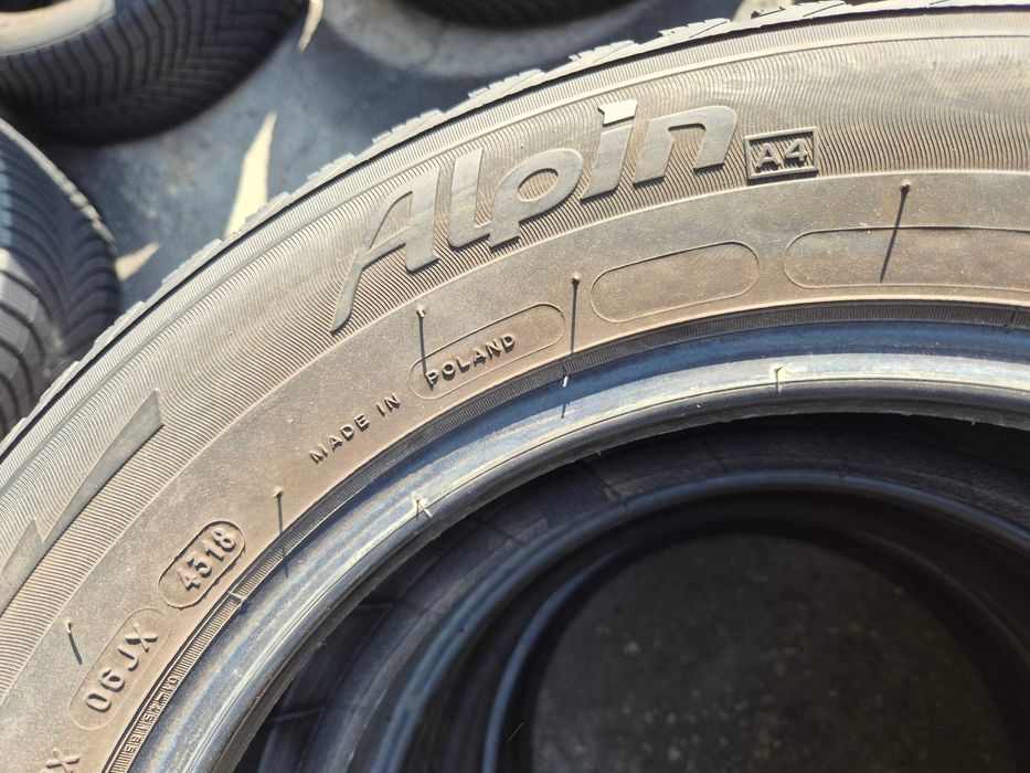 2 Anvelope M+S IARNA - 185/65/15 88T - Michelin Alpin 4 - Stare F BUNA - DOT 2018 !