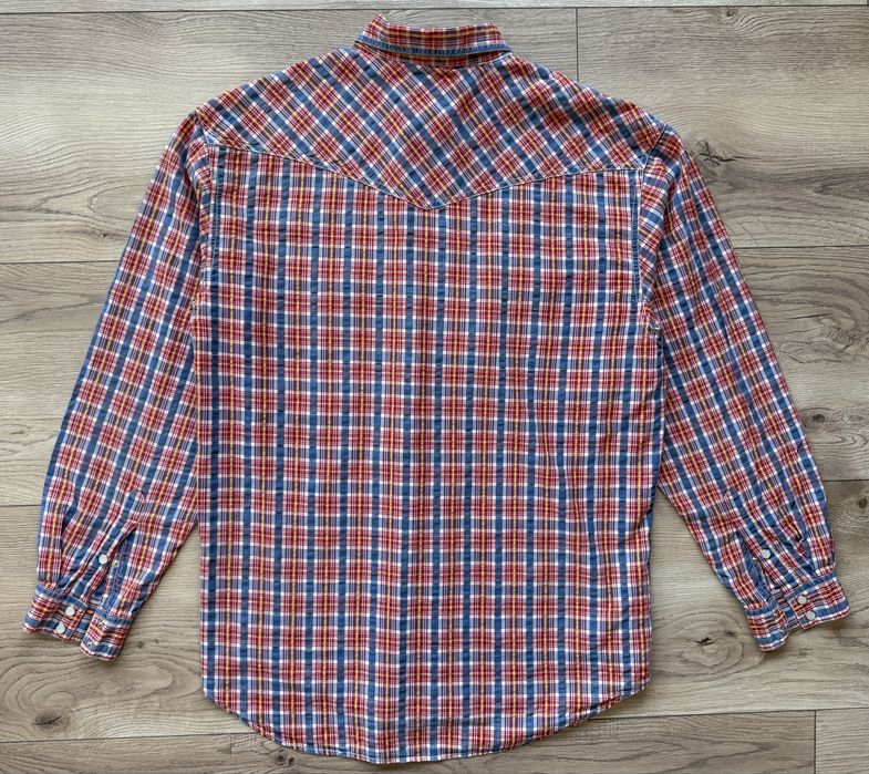 Camasa WRANGLER Maneca Lunga Carouri Western Barbati | Marime L