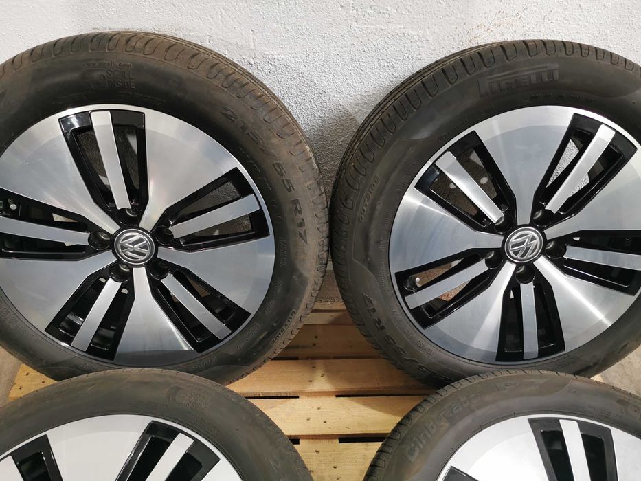 Jante Originale Vw Passat B8. R 17  cu anvelope de vara