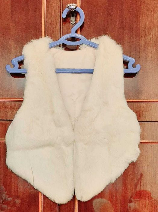 Жилетка из натурального меха (кролик)
