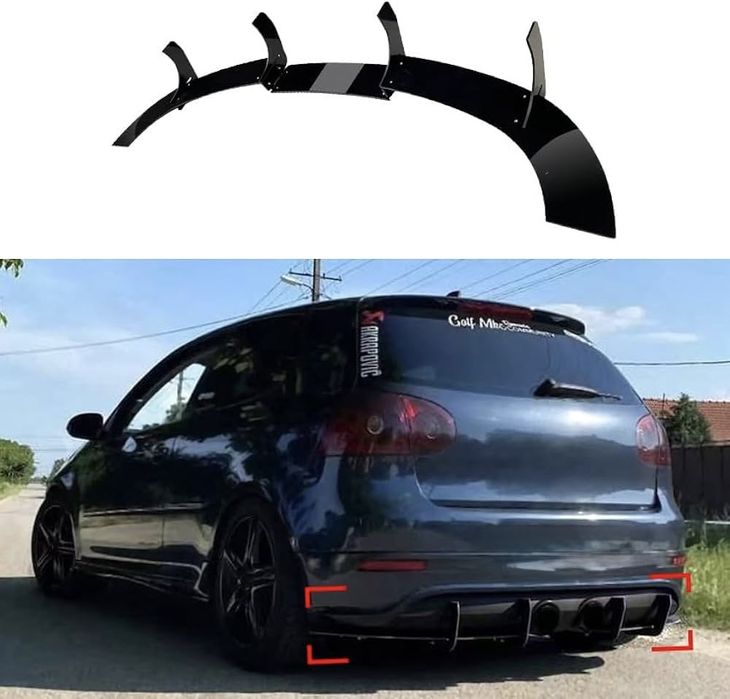 Добавка за дифузьор за Голф 5 / VW Golf 5 Diffuser splitter