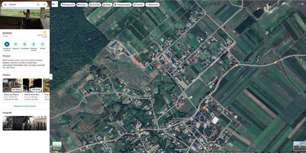 Vand teren extravilan 1800m, Ipotești, Botoșani