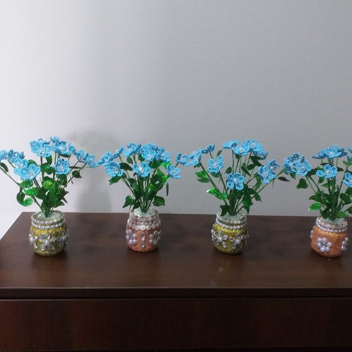 Цветы из бисера-