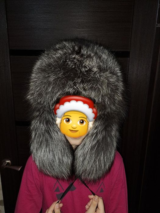 Шапка чернобурка