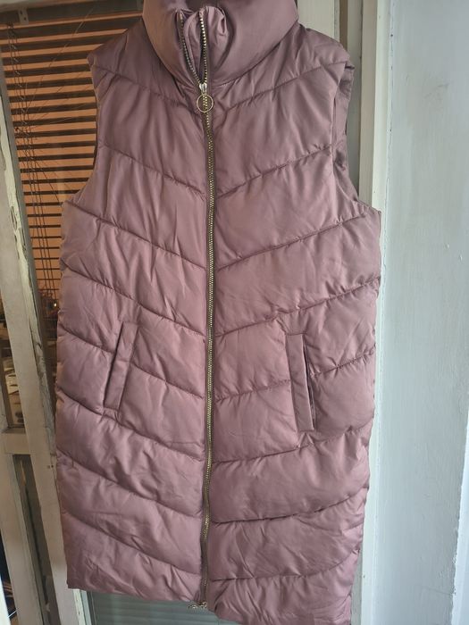 Дамски зимен елек- дълъг