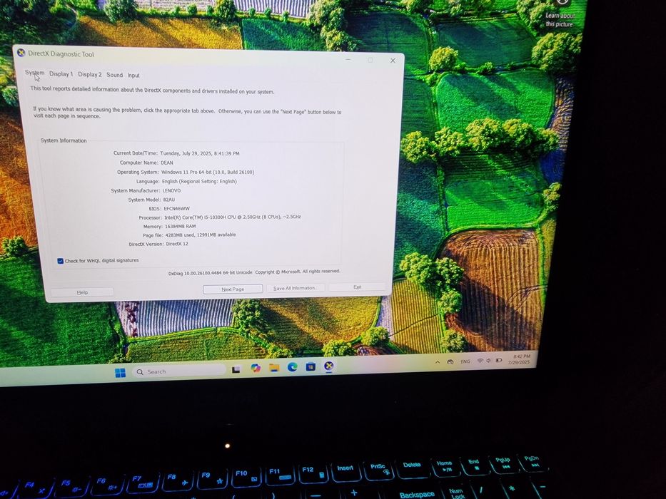 Laptop Lenovo legion