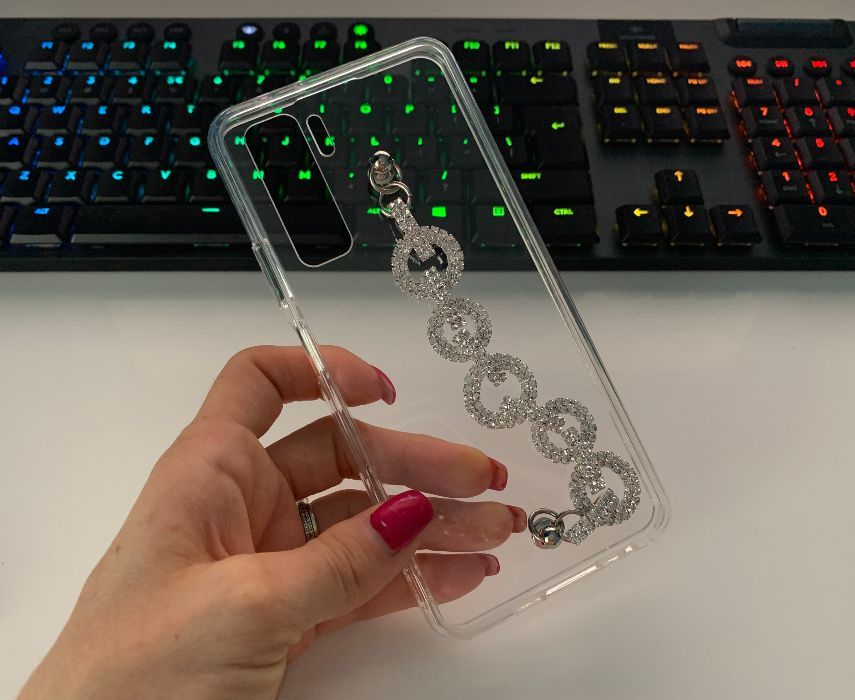 Husa cu bratara de mana pt. Huawei P40 Lite, P40 Lite 5G , P40 Pro