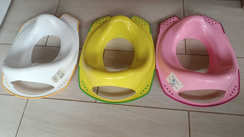 Детски анатомичен неплъзгащ адаптор седалка за тоалетна чиния гърне