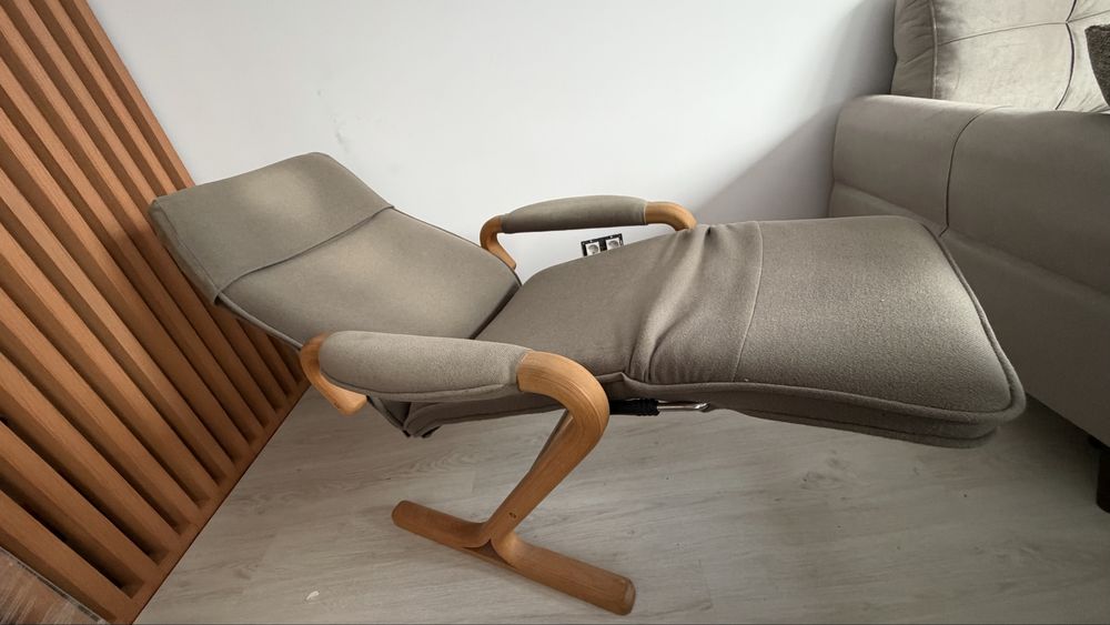 Ретро дизайнерски фотьойл с релакс механизъм