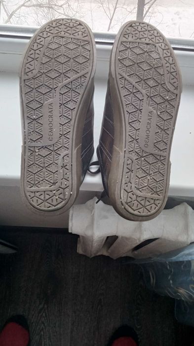 Кроссовки кожа маде Бразилия