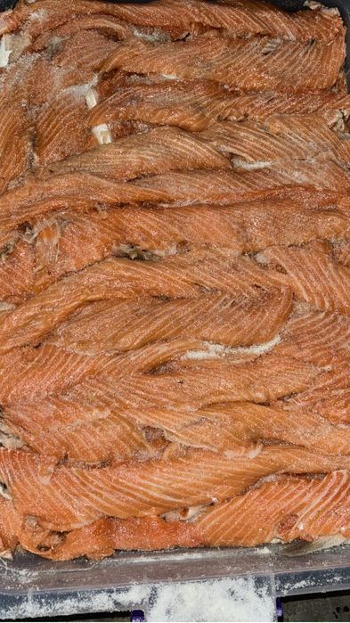 Семга копченая малосольная и копченная , сур набор