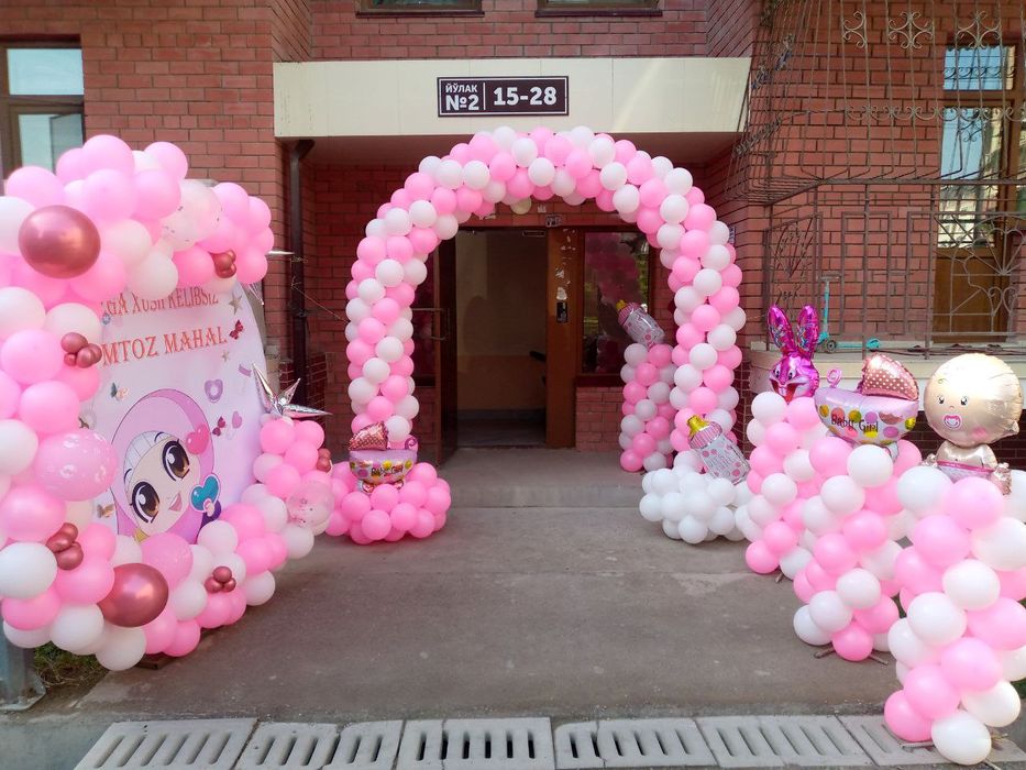 Скидкада Оформ из шаров и оформления афармления свадьбы чегирмада