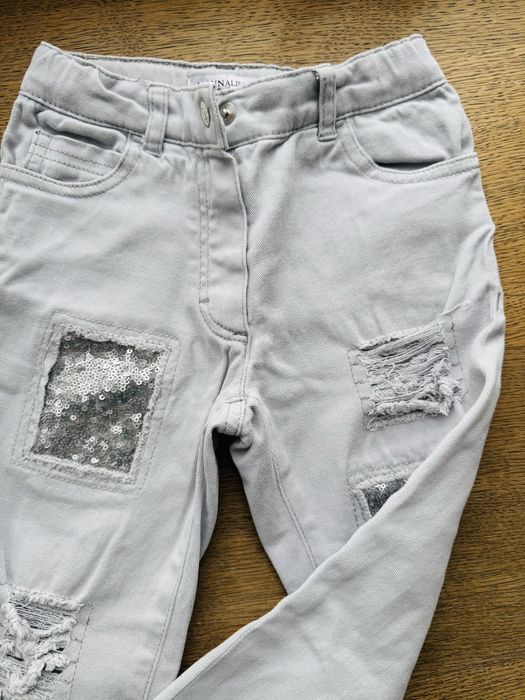 4г. Monnalisa grey Jeans