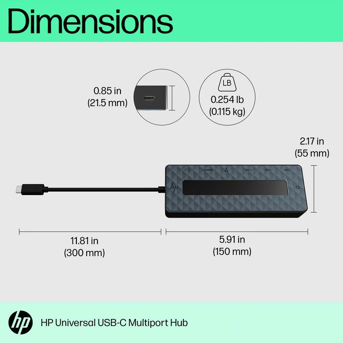 Докинг станция HP Universal USB-C multiport hub 4K + Гаранция