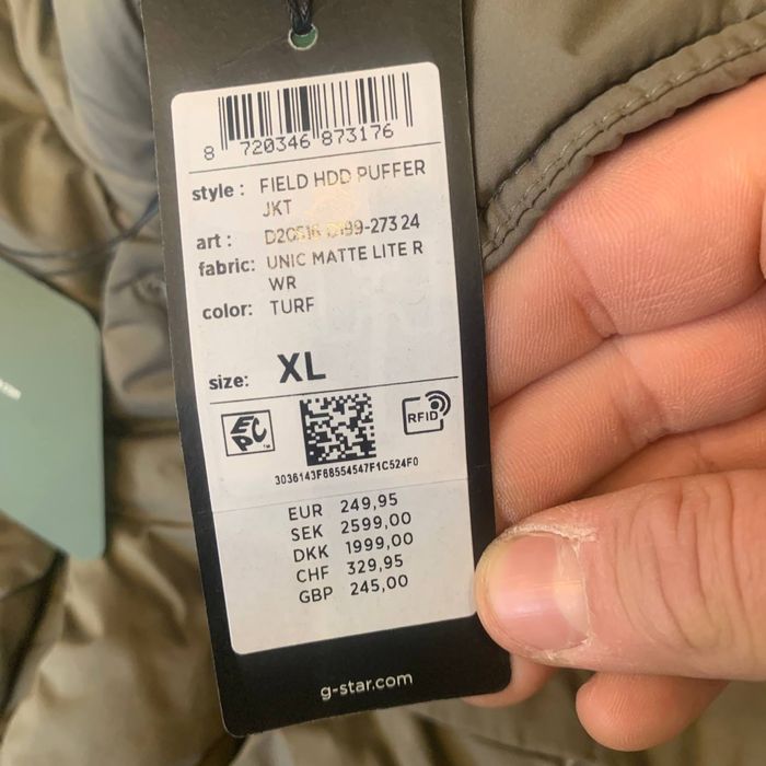 G Star Raw Field Puffer JKT - XL