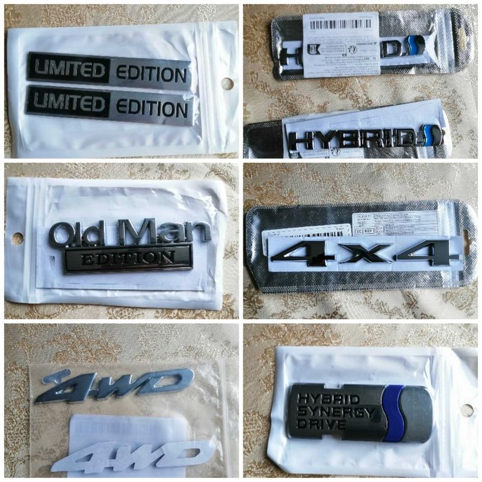 Метални емблеми 3D