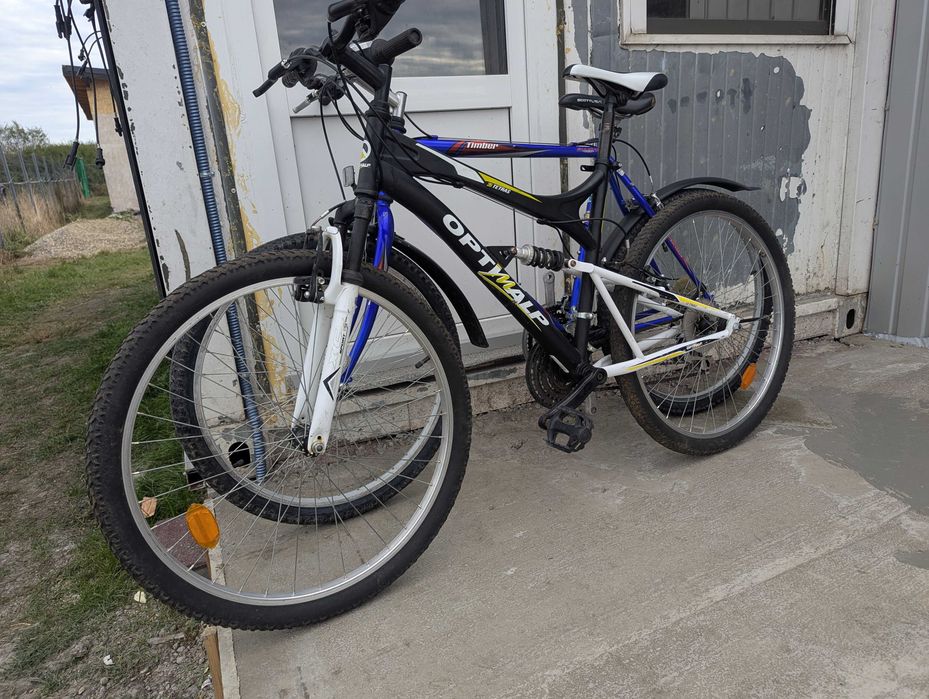 Bicicletă MTB Optimalp 26 Tetras, full suspension
