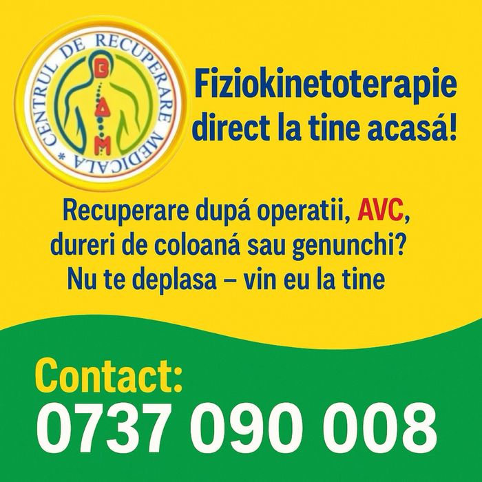 Recuperare medicală cu peste 20 de ani de experiență