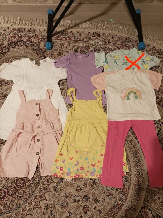 Пакет летних вещей на девочку 5 лет